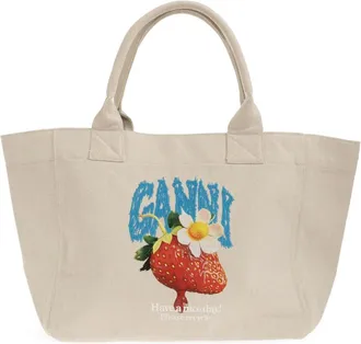 Ganni Mujer, Bolsos, Beige, Talla: ONE Size