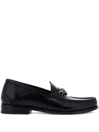 Roberto Cavalli chain-embellished loafers - men - Bos Taurus/Bos Taurus/Elastodiene/Goat Skin - 43 - Black