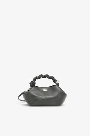 Ganni Grey Dark Small Bou Bag