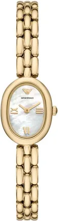 Emporio Armani Sinfonia Mother-of-Pearl Bracelet Watch, 18mm x 24mm in Gold at Nordstrom