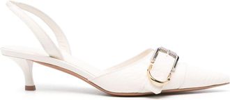 Givenchy Voyou 45mm pumps - women - Calf Leather/Calf Leather/Calf Leather - 36 - White
