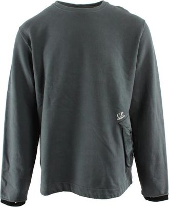 C.P. Company Sweater - Heren - Longsleeves - Blauw - XL - Katoen - Tops
