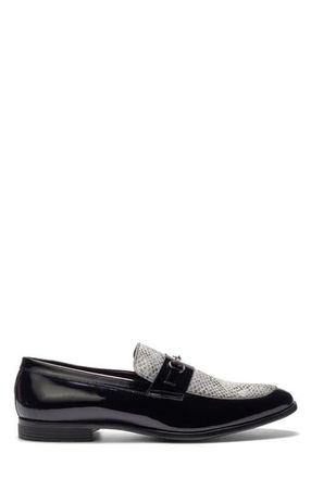 Carlos By Carlos Santana Maestro Bit Loafer in Black Snake Print at Nordstrom, Size 10.5