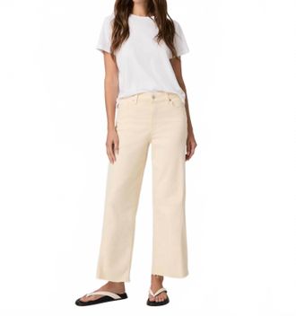 Paige Womens Anessa Pants In Butter Yellow