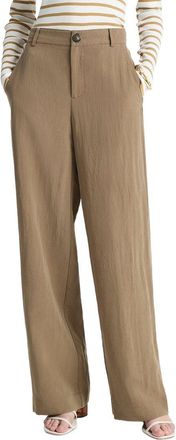 Vince Mid Rise Relaxed Wide Leg Pant
