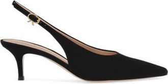 Gianvito Rossi Robbie Sling 55 Pumps in Black at Nordstrom, Size 34.5