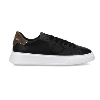 Philippe Model Temple Tennis - Heren - Schoenen - Zwart - Maat: 47 EU Katoen