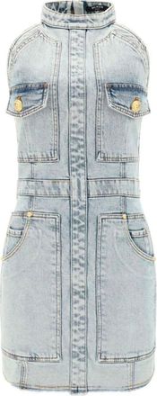 Balmain denim mini-jurk