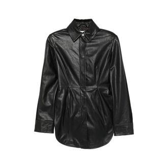 Sportmax Camisa de piel Spscoccole - Jackets - Mujer - Negro - S