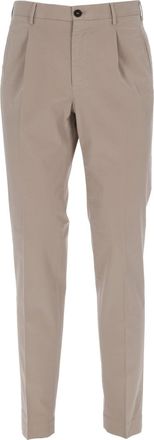 Incotex Tailored Fit Flat Front Straight-Leg Pants