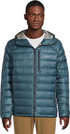 Columbia Arctic Cresttm Down Hooded Jacket Mens Jacket Everblue : 2XL, Down/Nylon/Polyester