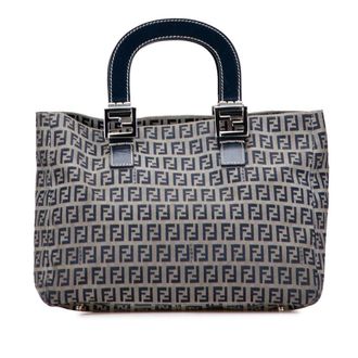 Fendi Pre-owned Fendi Small Zucchino Canvas Twins Tote Ladies 26793