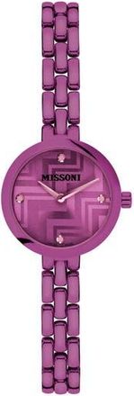 Missoni Petite Bracelet Strap Watch, 25mm in Pink/Burgundy at Nordstrom Rack