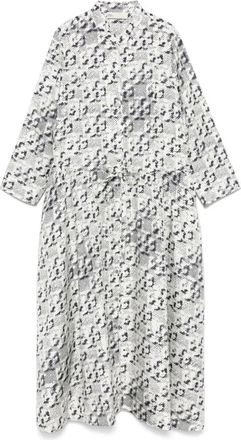 Tory Burch Elegante Zijden Jurk - Dames - Shirt Kleedjes - Veelkleurig - XS - Kleedjes
