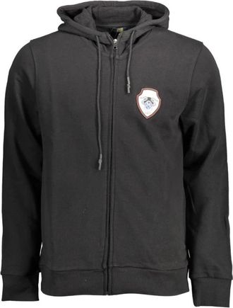 Cavalli Katoenen Sweater met Rits - Heren - Vesten met rits - Zwart - XL - Katoen - Hoodies & sweatvesten
