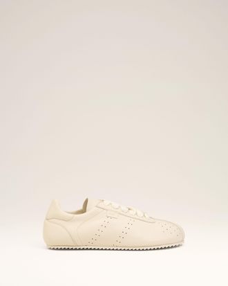 Ami White Cow Leather Soft Sneakers White - 36 - Unisex