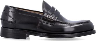 Green George Gepolijste Loafer - Heren - Loafers - Zwart - 42 EU - Leer - Schoenen