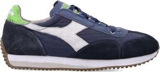 Diadora Vintage Lage Sneakers Blauw - Heren - Sneakers - Blauw - 44 EU - Leer - Schoenen