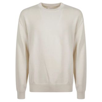 Jil Sander Cashmere Knitwear, male, Beige, L, Cashmere Jumper