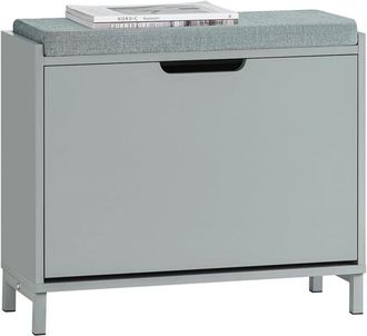 SoBuy Sobuy - Hallway Shoe Bench Shoe Rack Shoe Cabinet with Seat Cushion,FSR151-K-HG