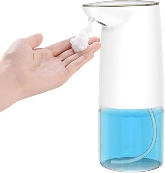 OEM Dispensador Autom&aacute;tico Jab&oacute;n Espumoso 500 Ml (17 Oz), Dispensador Jab&oacute;n Recargable Usb Sin Contacto Botones Espuma Ajustables Ba&ntilde;o (blanco)