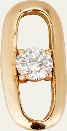 Lizzie Mandler 18K Yellow Gold Prong-Set Diamond Link Stud Single Earring