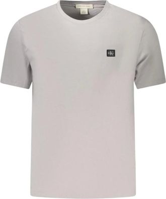 Calvin Klein Heren, Tops, Grijs, Maat: 2XL Katoen