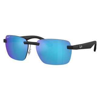 Ray-Ban Polarized+ Lenses Zonnebril - unisex - Zonnebrillen - Blauw - 62 MM - Accessoires