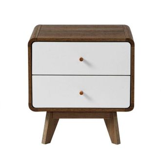 Calicosy Calicosy - Mesilla de noche 2 cajones - albura