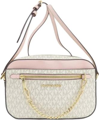 Michael Kors Pre-owned Cross Body Bags, female, White, Size: ONE SIZE Pre-owned Plastic shoulder-bags