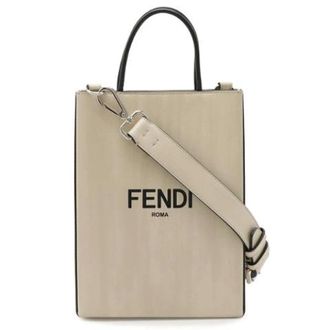 Fendi Bolso de mano peque&ntilde;o de cuero Pre-owned - Pre-owned - Mujer - Beige - ONE SIZE