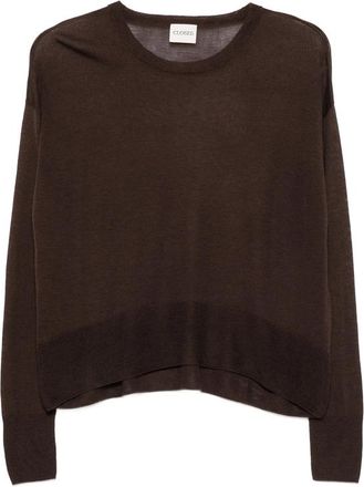 Closed Fine-knit Long-sleeve Sweater