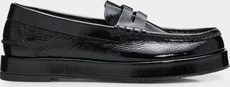 Pedro Garcia Sergia Leather Penny Loafers