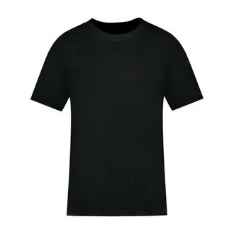 3.Paradis Embroidered Cotton T-Shirt - Black