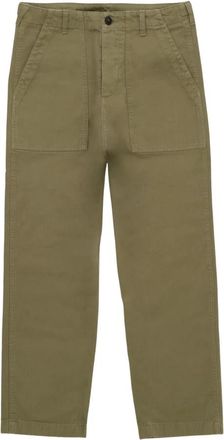 Fortela Katoenen Ademende Alledaagse Broek - Heren - Straight fit broeken - Groen - W33 - Katoen - Broeken