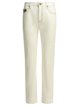 Burberry Dalia Check Straight Leg Jeans