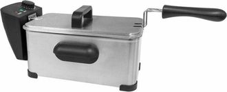 Trade Shop Trade Shop - Profesional Electrical Fridays In Inox Cesto 3lt 2000w With Coperking Maniglia