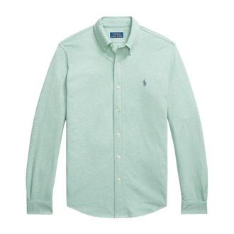 Ralph Lauren Casual Overhemd - Heren - Casual Overhemden - Groen - S - Katoen - Overhemden
