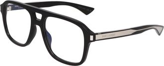 Saint Laurent unisex, Accessoires, Zwart, Maat: 55 MM Nylon