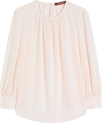 Max Mara Dames, Blouses & Shirts, Roze, Maat: L Zijde