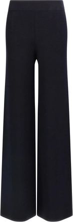 Max Mara Marzia Broeken - Dames - Wijde Broeken - Blauw - XS - Polyester - Broeken