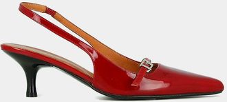 Jonak Leren slingback pumps Damoiselle