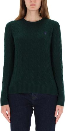 Polo Ralph Lauren Cable-Knit Sweater With Classic Crew Neckline