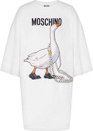 Moschino Oversized White Mini Dress