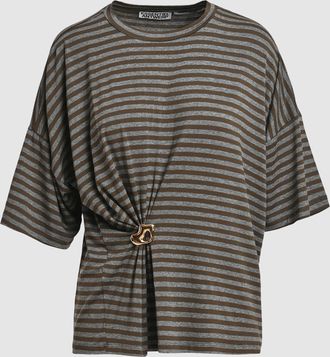 Essentiel Tee Shirt Kriss Gris Or