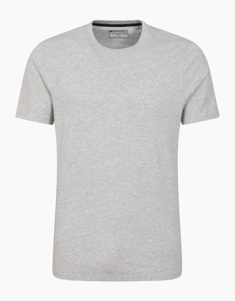 Mountain Warehouse Mens Mountain Warehouse Mens Flint Crew Neck T-Shirt - Grey - Size: 36