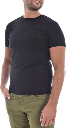 Iceberg Stretch Logo Geborduurd T-shirt - Heren - T-shirts - Zwart - S - Katoen - Tops