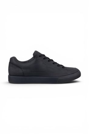 Ecco Ecco Mens Black Leather Waterproof Trainer Sneaker Shoes - Soft 10