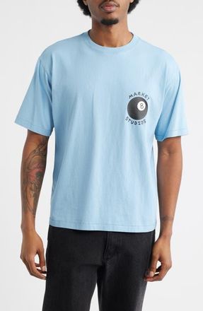 Market Eight Ball Graphic T-Shirt in Blue at Nordstrom, Size Xx-Large