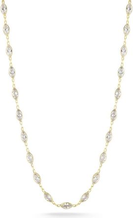 Glaze Jewelry 14K Gold Plated Silver Marquise Cubic Zirconia Necklace at Nordstrom Rack
